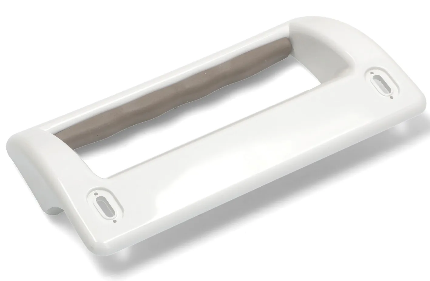 MANIGLIA PORTA FRIGORIFERO REX AEG ELECTROLUX interasse 132mm Bianca grigia