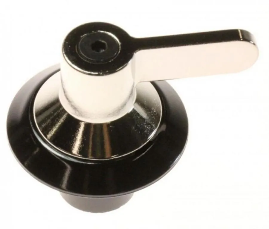 MANOPOLA PIANO COTTURA CUCINA SMEG ARGENTO 694975086 fuoco ORIGINALE