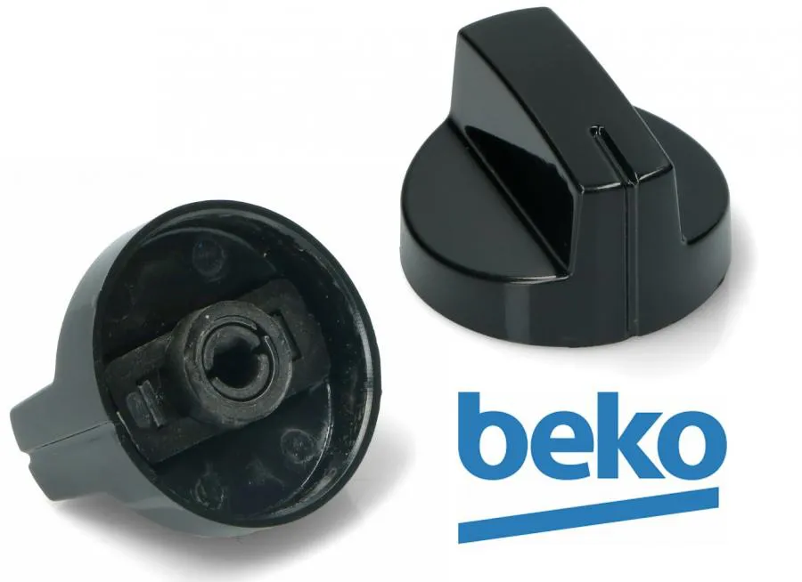 MANOPOLA Pomello fuoco NERA PIANO COTTURA BEKO ARCELIK Diametro 36mm ORIGINALE