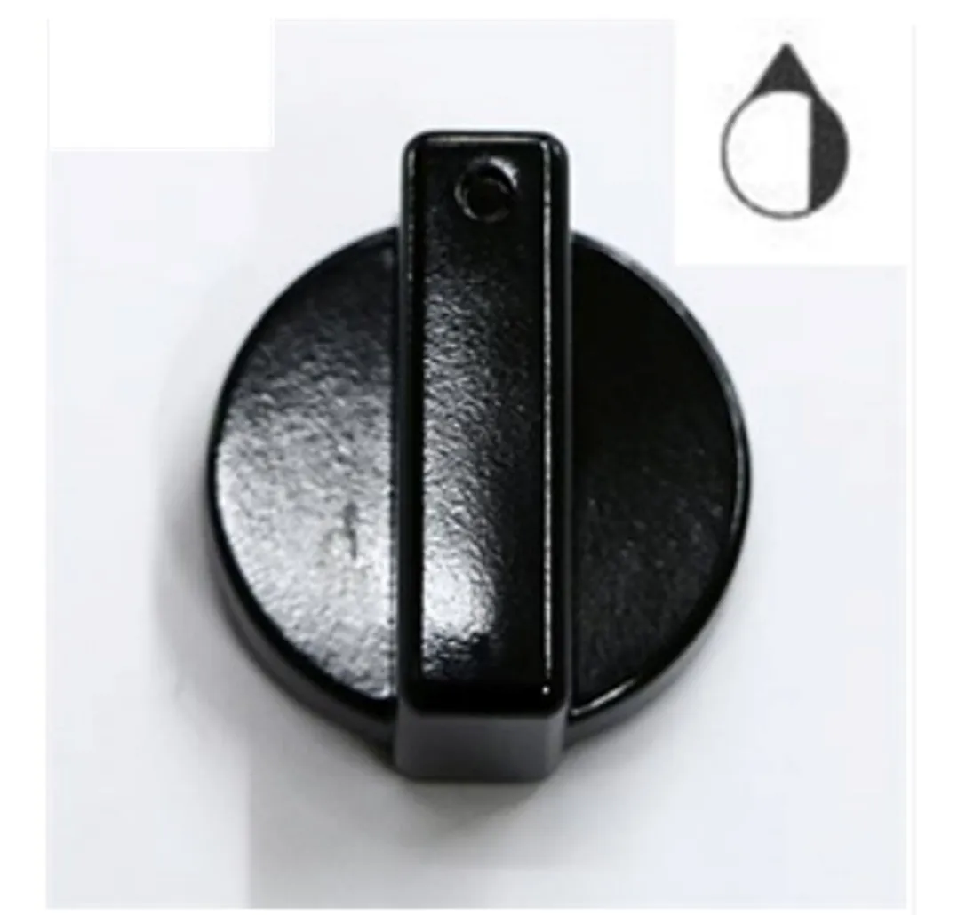 MANOPOLA POMELLO PIANO COTTURA CANDY SOVRANA ESTERNO 35 NERO GAMBO 6  2