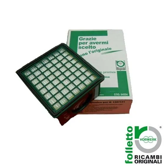 Micro filtro igienico Hepa FOLLETTO VK 130 131 originale