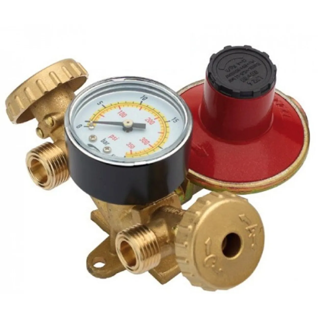 MINI CENTRALINA BOMBOLE GPL 2 VIE DA 7KG   MANOMETRO SENZA FLESSIBILI