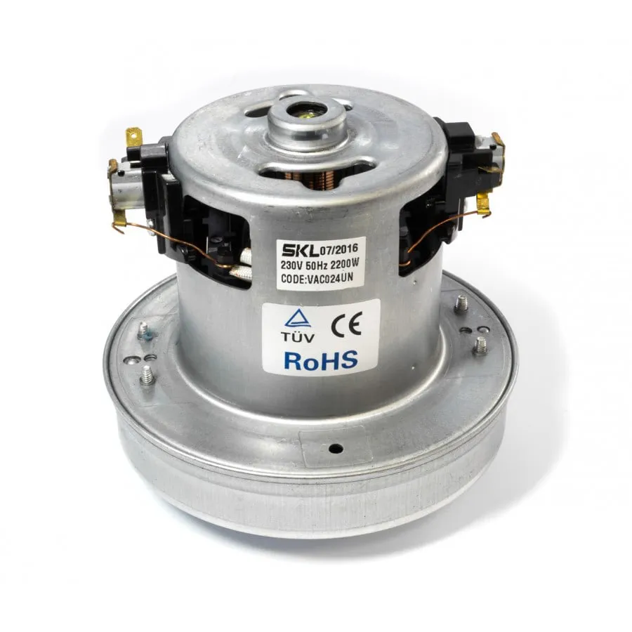 Motore Aspirapolvere universale 2200 watt Blindato. ALT.124MM Diam 130mm