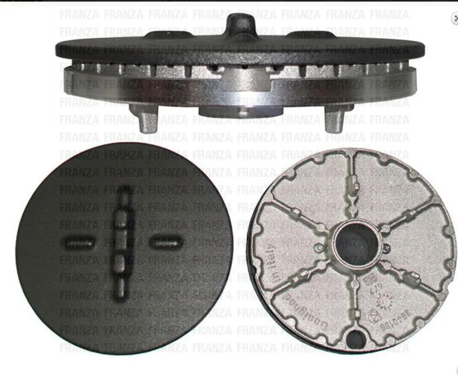 ORIGINALE Piattello GHISA GRANDE OPACO DM.102MAX BRUCIATORE ELECTROLUX REX