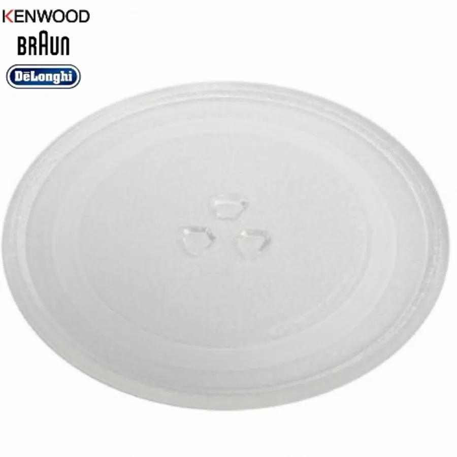 PIATTO VETRO FORNO MICROONDE 30,5 CM 5319107900 ORIGINALE DE  LONGHI