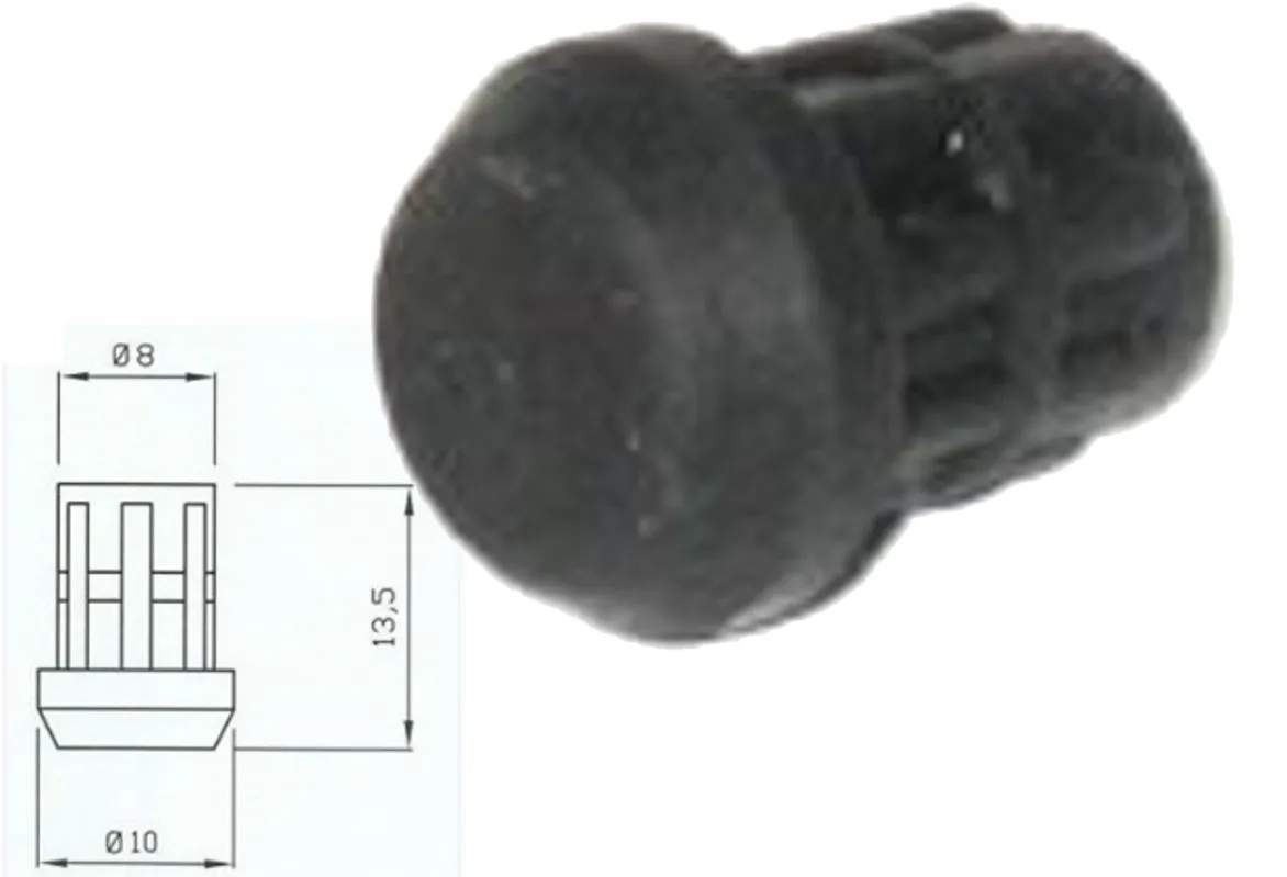 PIEDINO GOMMINO POGGIA GRIGLIE PER PIANO COTTURA FOSTER Base 10mm