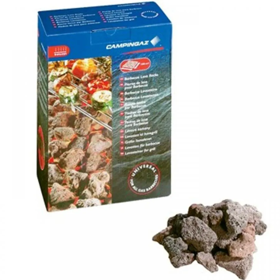 Pietra Roccia lavica Barbecue a Gas Calore uniforme conf. 3 kg.