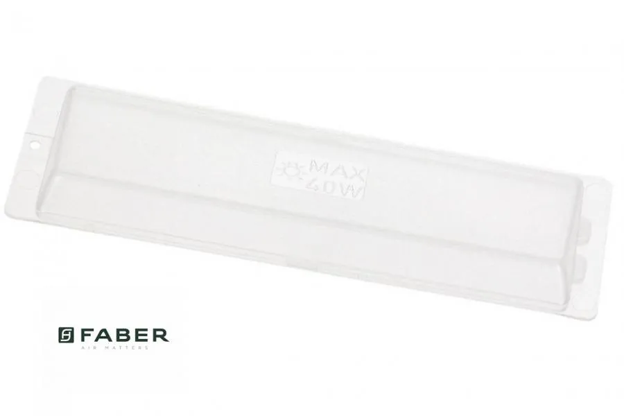 PLAFONIERA VETRINO LUCE CAPPA FABER 188 X 64 mm plastica 1330018582 ARISTON