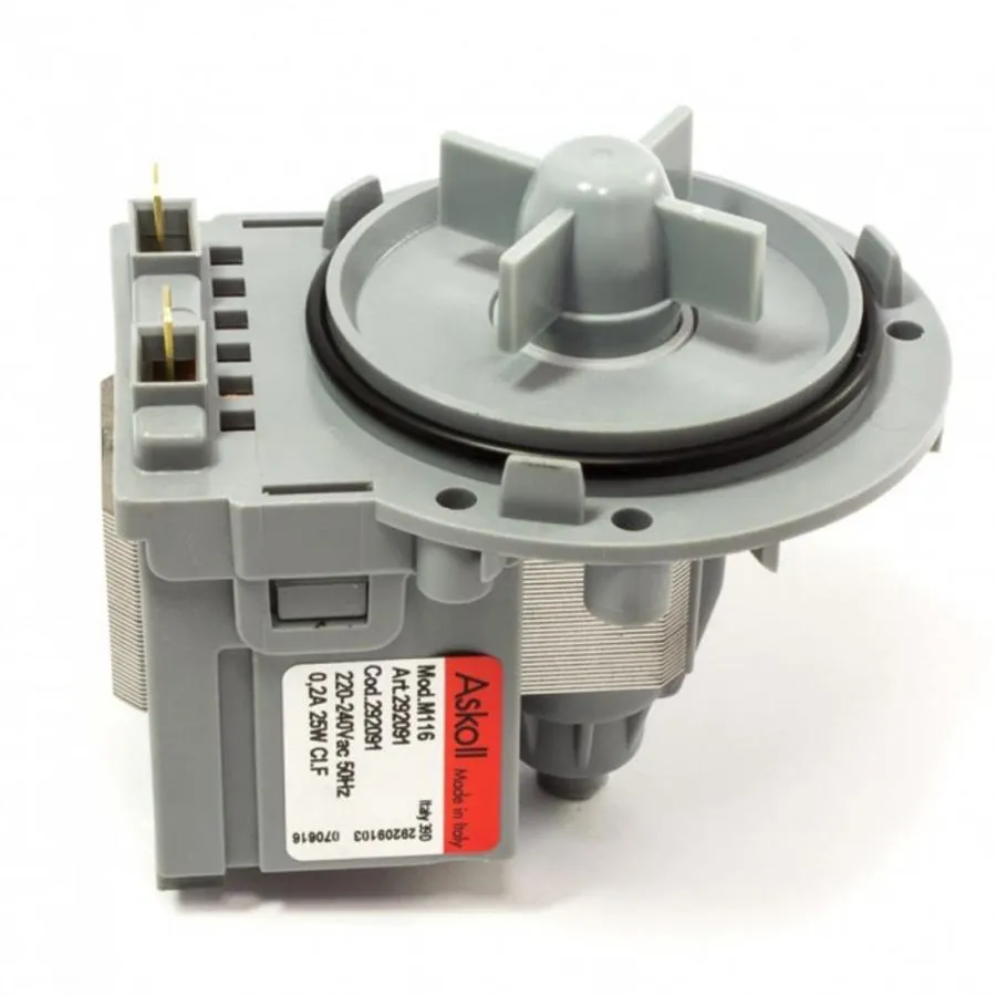 POMPA SCARICO LAVATRICE UNIVERSALE FASTON SUPERIORI ASKOLL