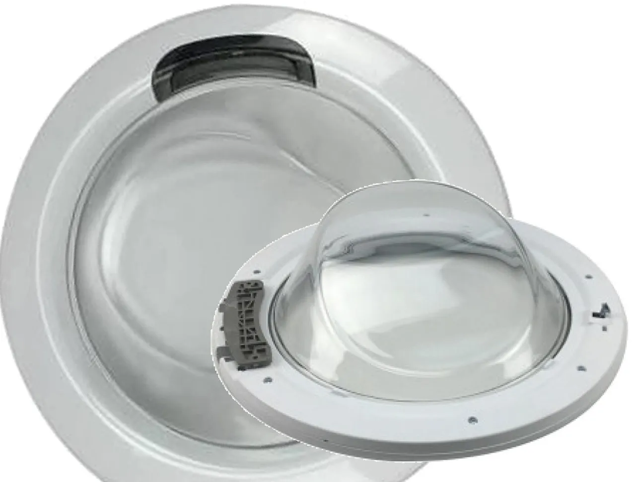 PORTA SPORTELLO OBLO\' COMPLETO di cerniera LAVATRICE CANDY HOOVER ZEROWATT HCS