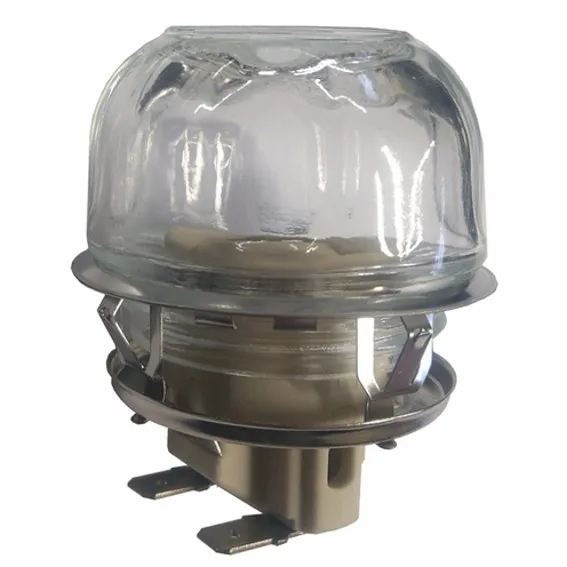 PORTALAMPADA FORNO   VETRO COMPLETO DI LAMPADA G9 25WATT UNIVERSALE VARIE MARCHE