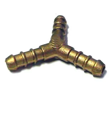 RACCORDO ADATTATORE 3 VIE TUBO GAS GPL IN OTTONE 