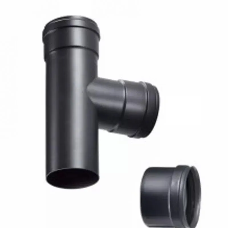 RACCORDO TUBO A T STUFA A PELLET CON TAPPO SCARICO CONDENSA F/F senza tappo