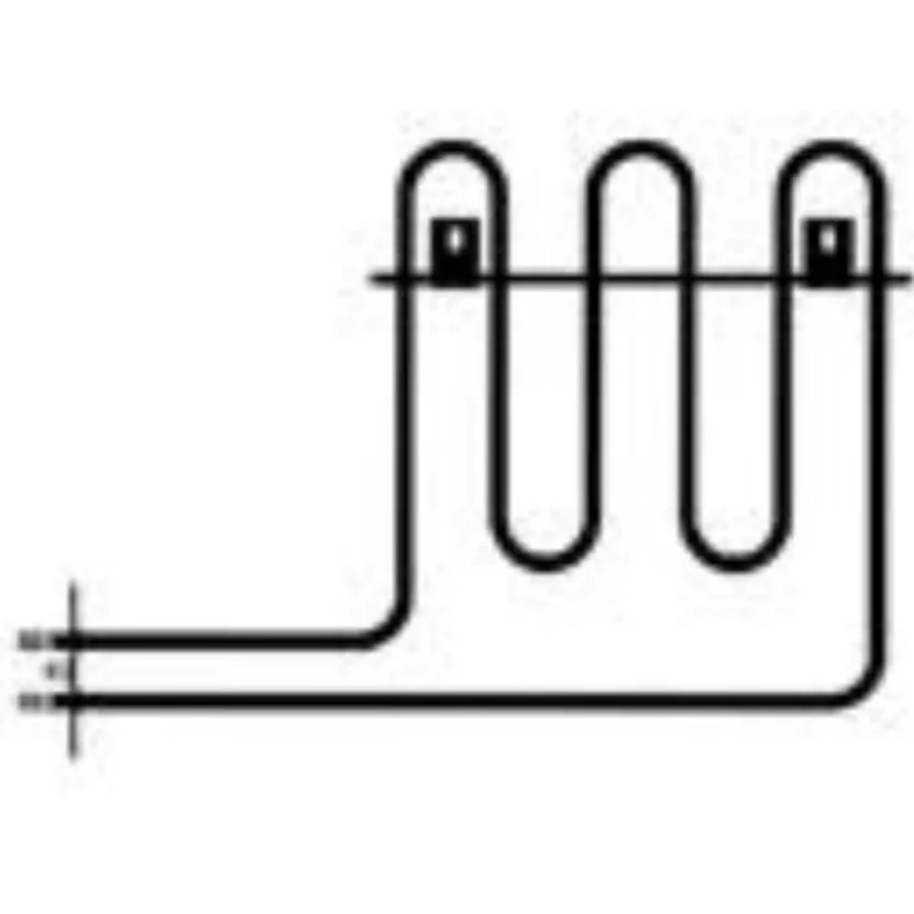 Resistenza 1800 watt forno cucina Rex Aeg Electrolux Zanussi con 2 staffe