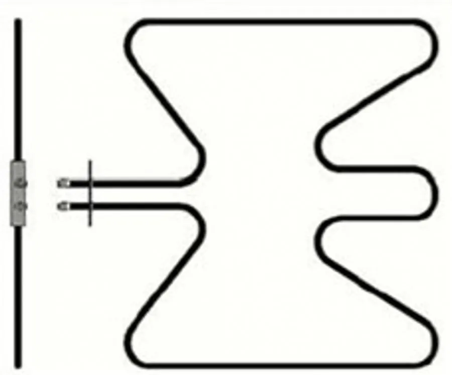 RESISTENZA BASE FORNO 1250W 38X38 SMEG 00203117 806890529 806890353