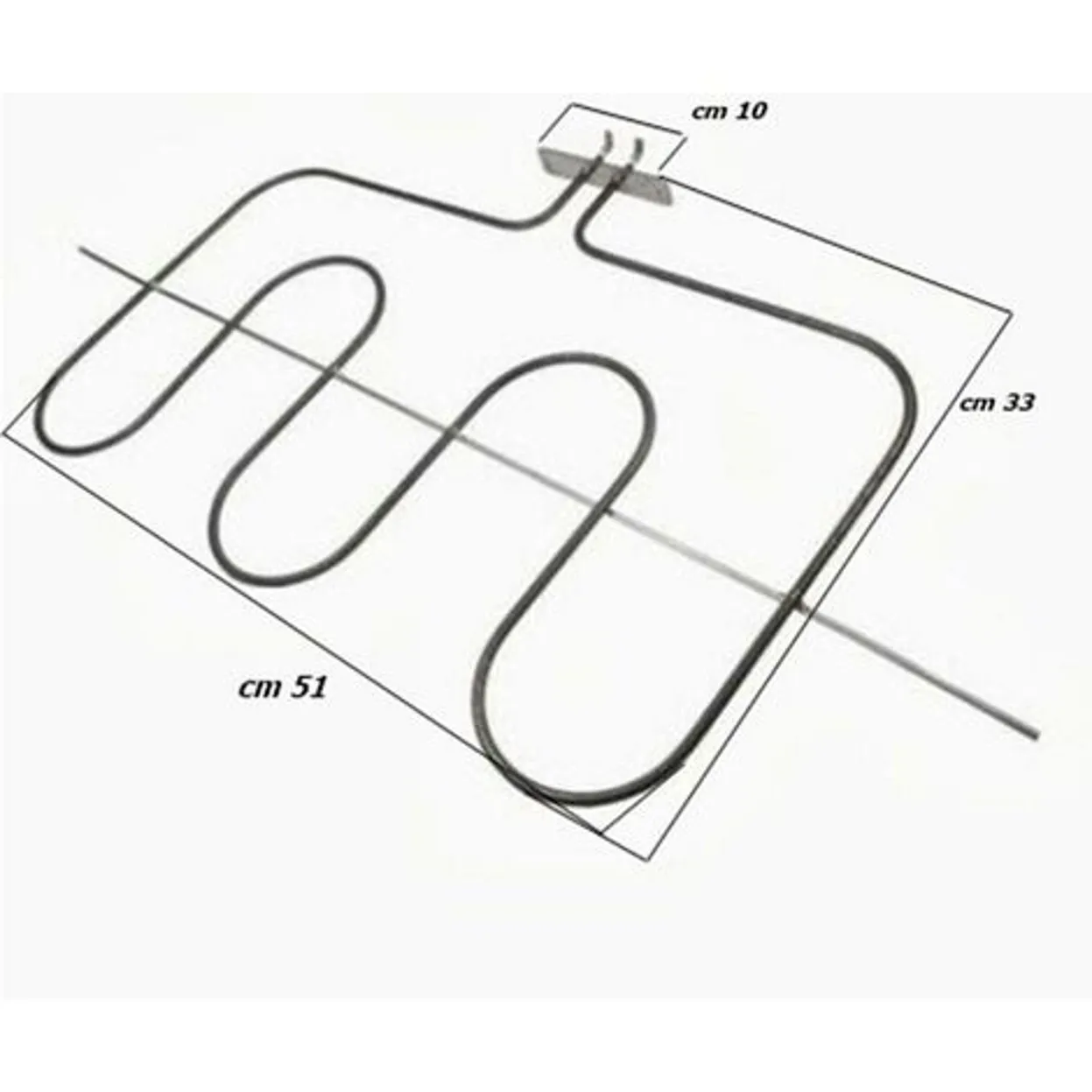RESISTENZA BASE FORNO INFERIORE LOFRA 507mm 1750W