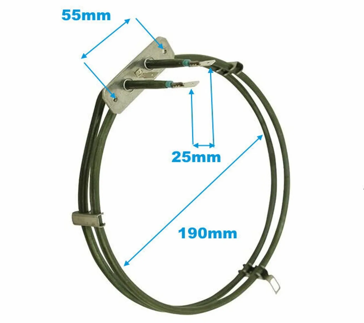 RESISTENZA CIRCOLARE FORNO VENTILATORE BEKO ARCELIK 203MM