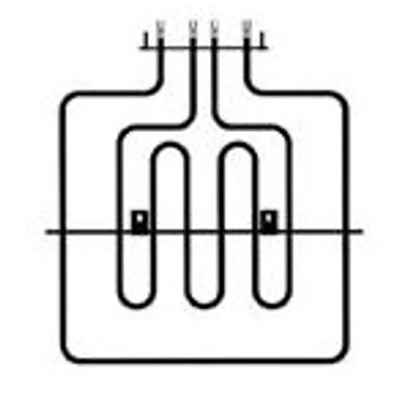RESISTENZA DOPPIA FORNO CUCINA REX ZANUSSI ELECTROLUX DA 800   1800 WATT