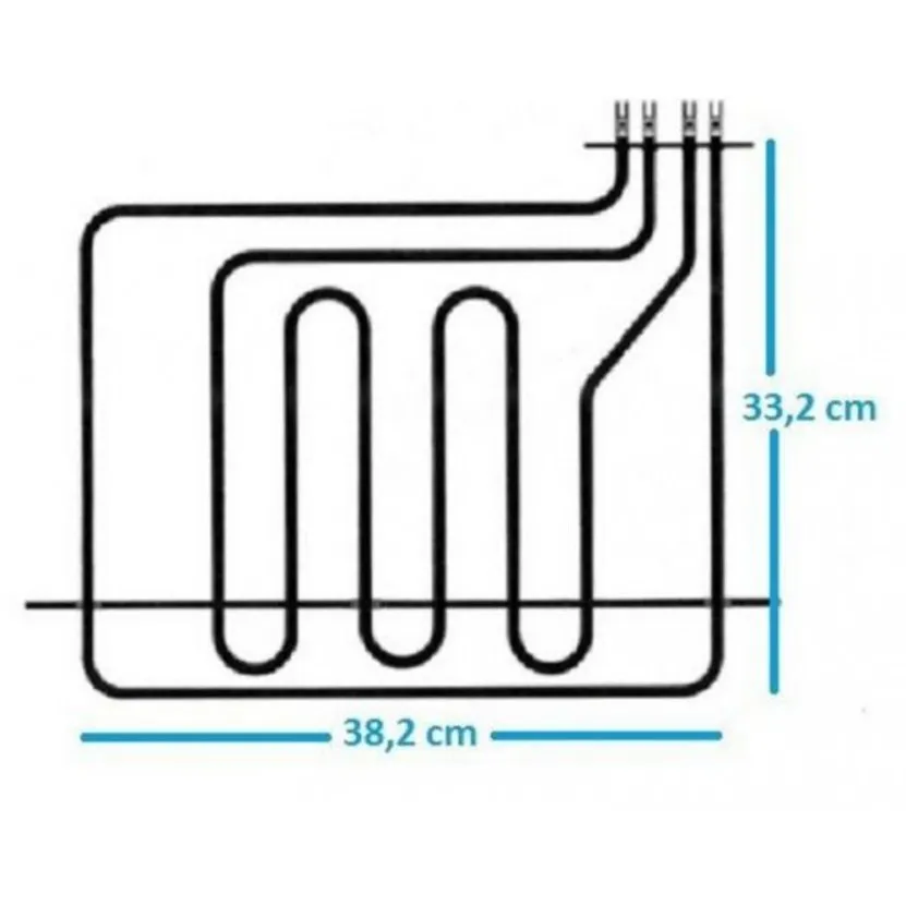 RESISTENZA DOPPIA FORNO NARDI 800 WATT   1600 WATT