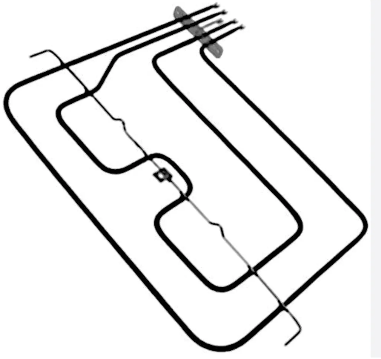 RESISTENZA DOPPIA GRILL FORNO CANDY ZEROWATT HOOVER 1010W   1010W 42836665