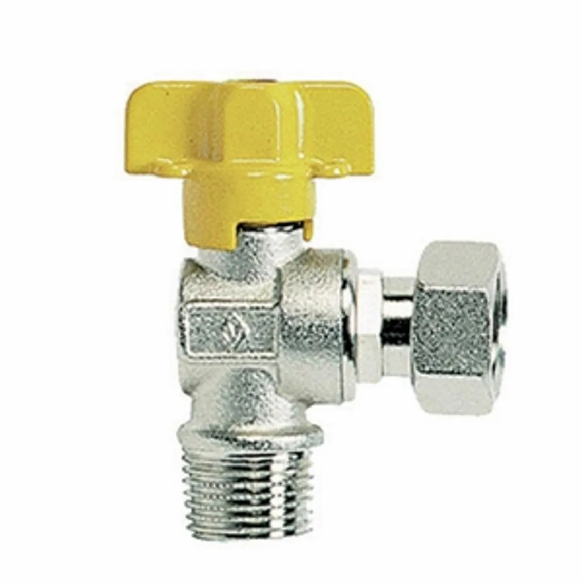 RUBINETTO A SFERA GAS BUGATTI 90 SQUADRA CON BOCCHETTONE