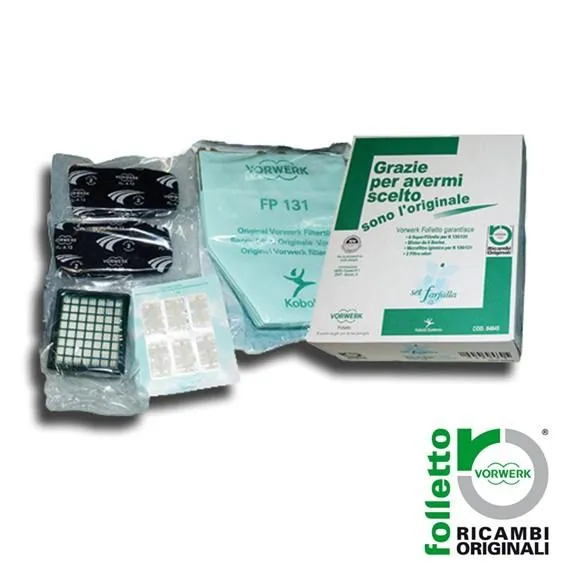SACCHETTI SET FARFALLA FOLLETTO VK 130 - VK 131 ORIGINALE