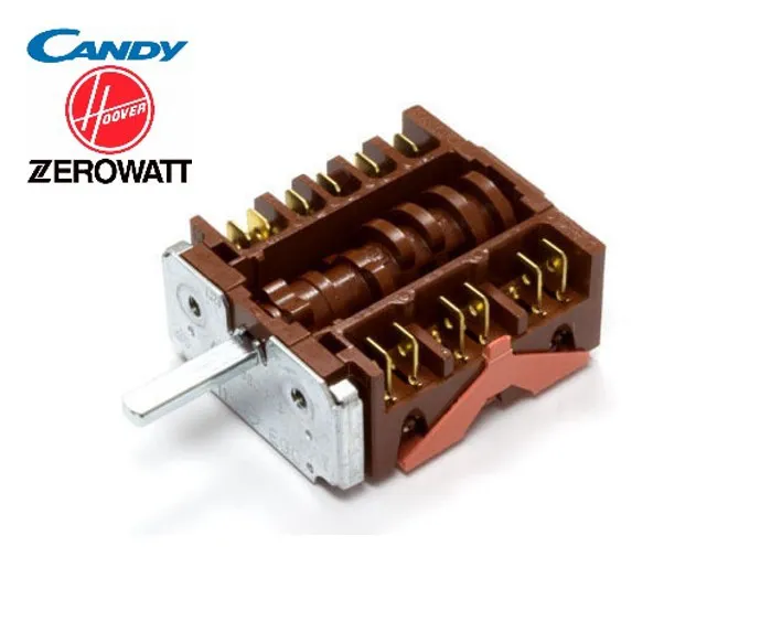 SELETTORE COMMUTATORE FORNO POSIZIONI 4 0 CANDY HOOVER 41003026 ORIGINALE