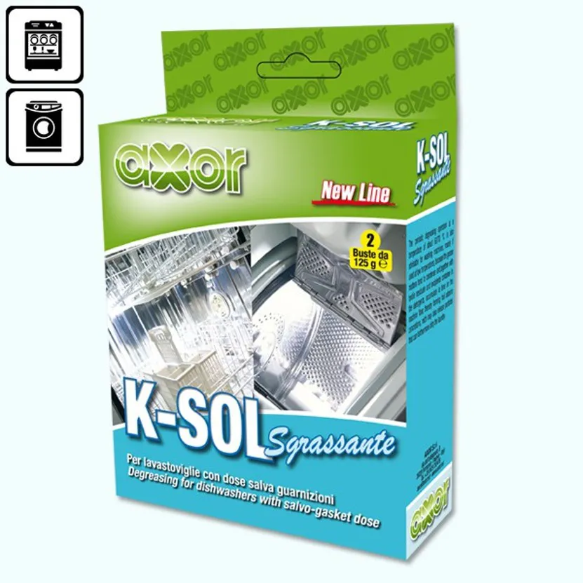 Sgrassante in polvere lavatrice lavastoviglie lucide brillanti le parti in accia