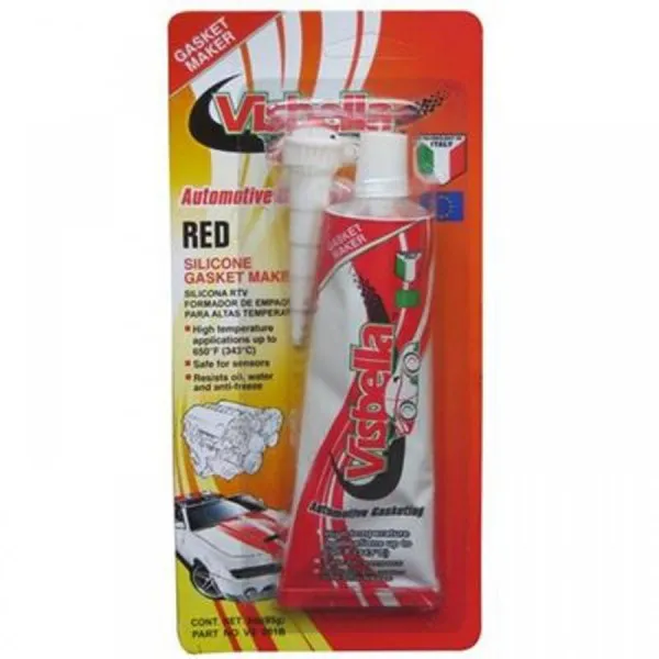 SILICONE ROSSO CREARE GUARNIZIONI ALTE TEMPERATURE Flacone 85 grammi