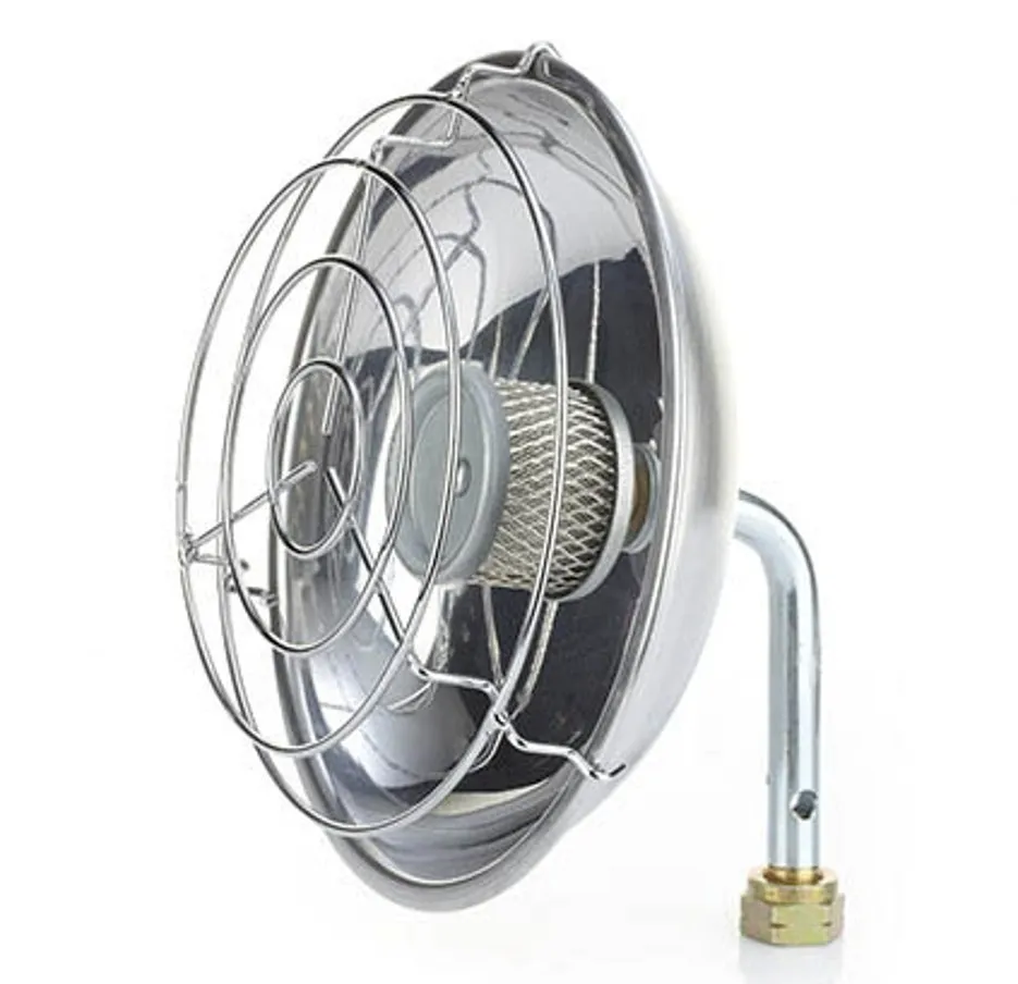 STUFA A PARABOLA D.220MM 1700W GAS GPL COLLEGABILE A BOMBOLA OMOLOGATA CE