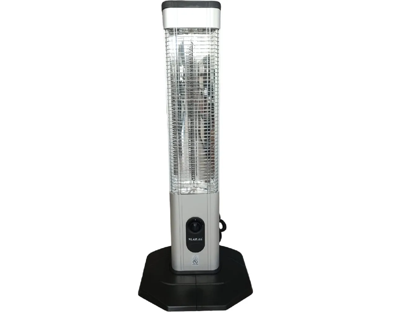 STUFETTA stufa ELETTRICA AL CARBONIO A TORRETTA 2000 W - COLORE SILVER