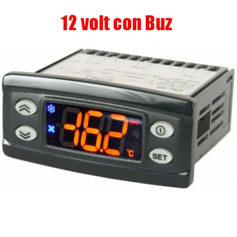 TELE termostato ELETTRONICO TEMPERATURA DIGITALE ELIWELL ID974 12 VOLT CON BUZ