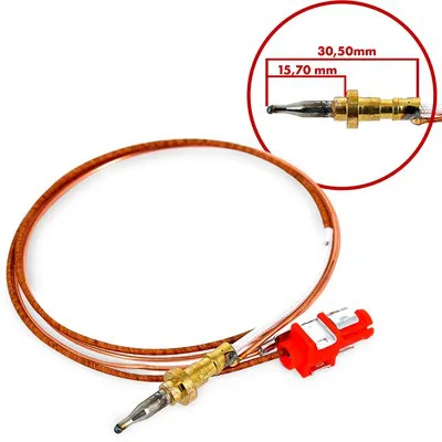 TERMOCOPPIA CUCINA PIANO COTTURA WHIRLPOOL - Attacco jack 51cm