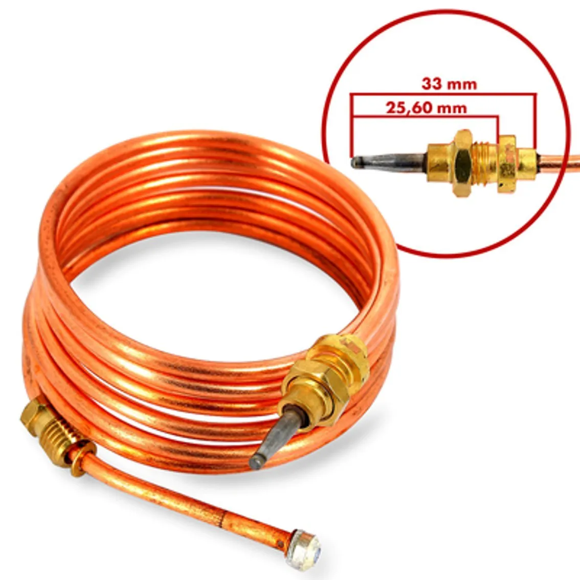 TERMOCOPPIA FORNO LUNGHEZZA 120CM ELECTROLUX 50203000000 02203000 12580303 WC259