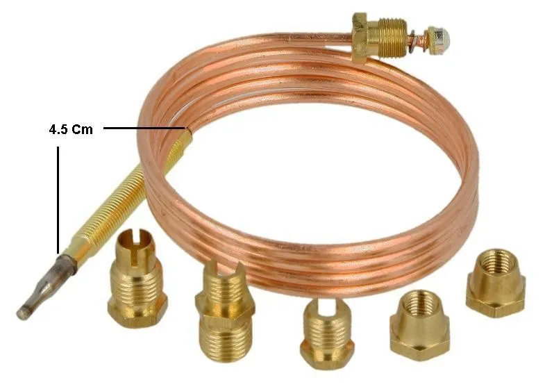 TERMOCOPPIA GAS UNIVERSALE CUCINA E PIANI DI COTTURA LUNGHEZZA 120CM