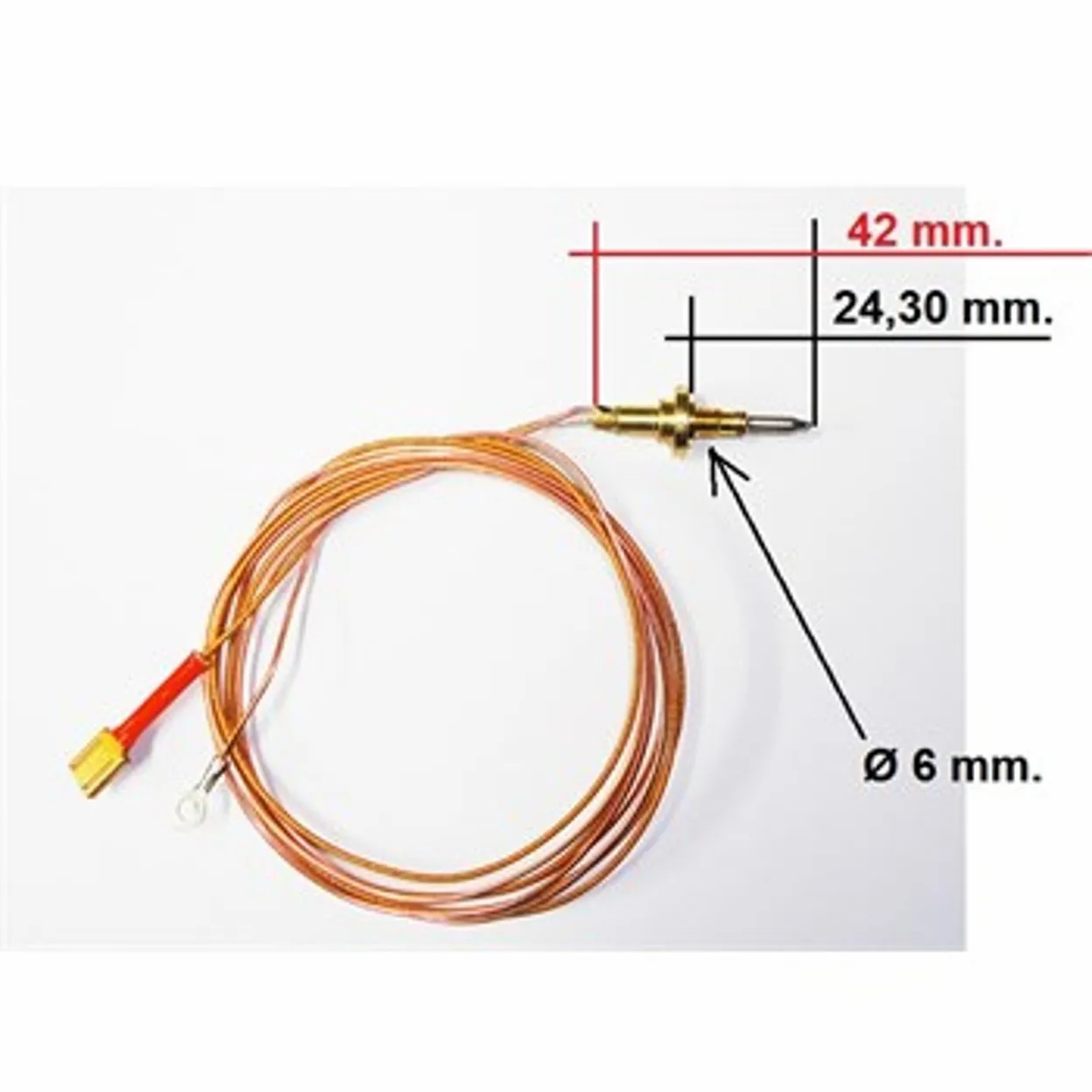 TERMOCOPPIA PIANI COTTURA 125 CM  MULTIMARCHE ATTACCO FASTON