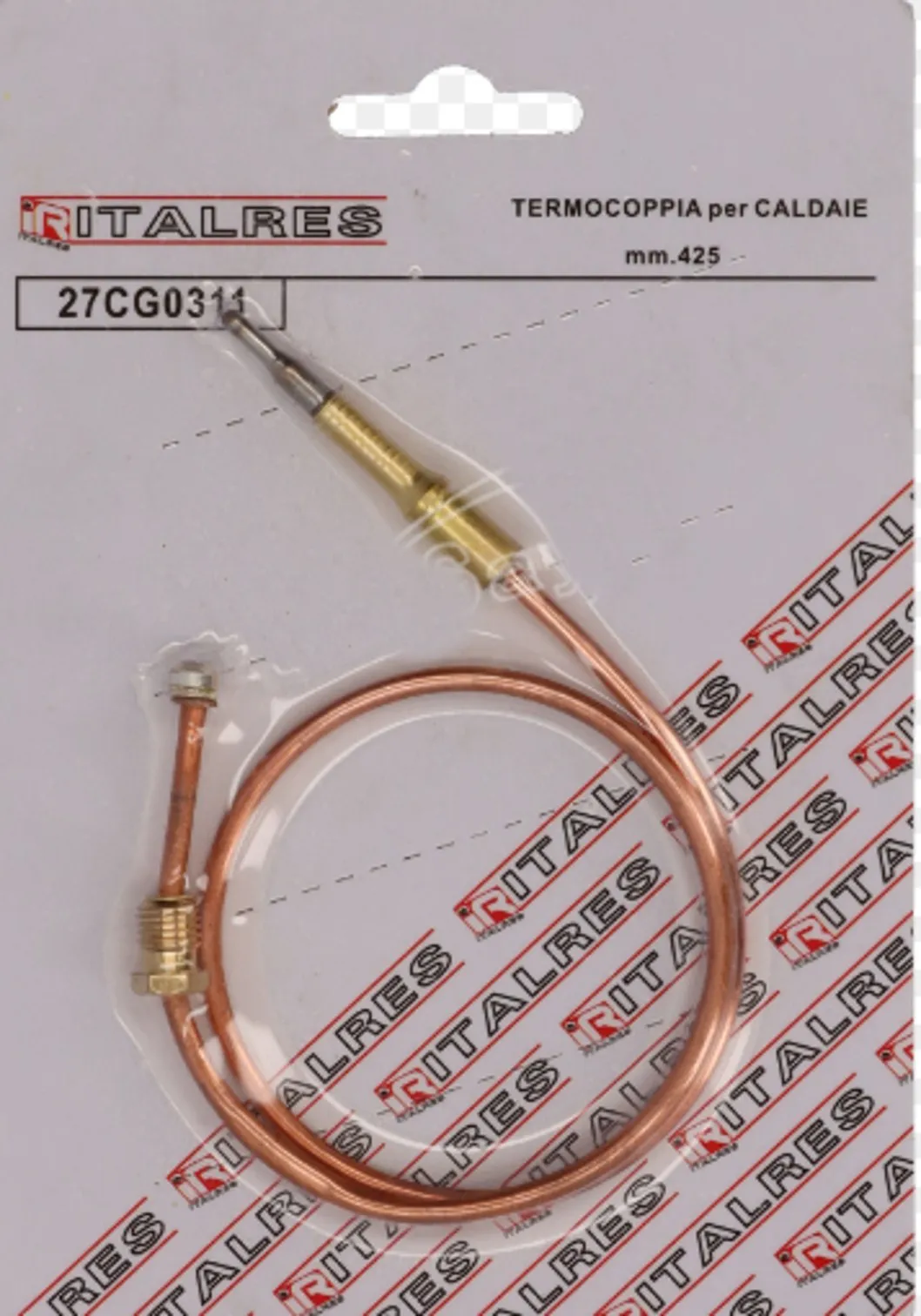 TERMOCOPPIA SICUREZZA GAS 42 CM SONDA PER CALDAIA VAILLANT 