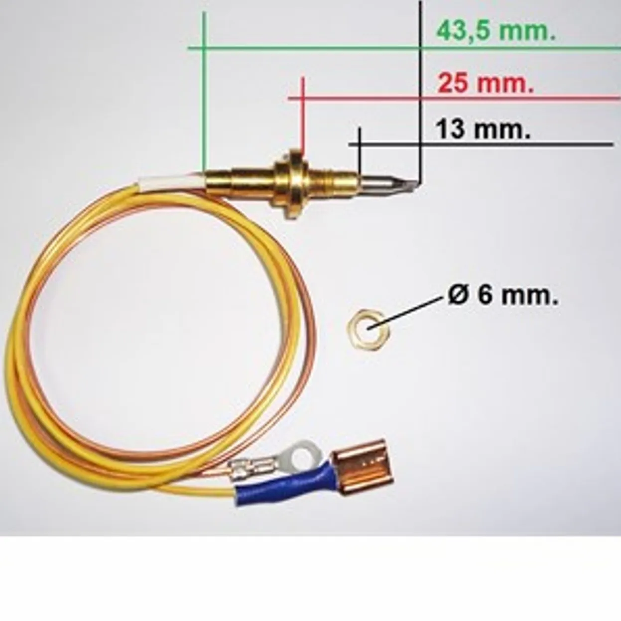 TERMOCOPPIA SICUREZZA GAS TRIPLA CORONA PIANI COTTURA SMEG - FRANKE ARISTON
