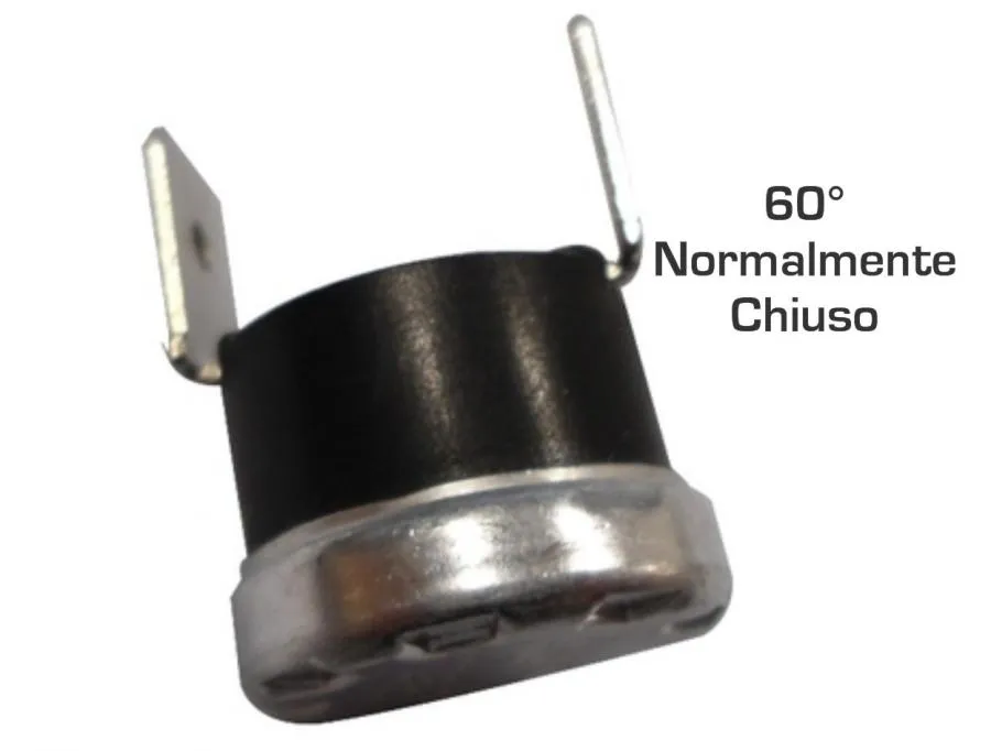 TERMOSTATO FISSO PASTICCA LAVATRICE ASCIUGATRICE 60 NC WHIRLPOOL