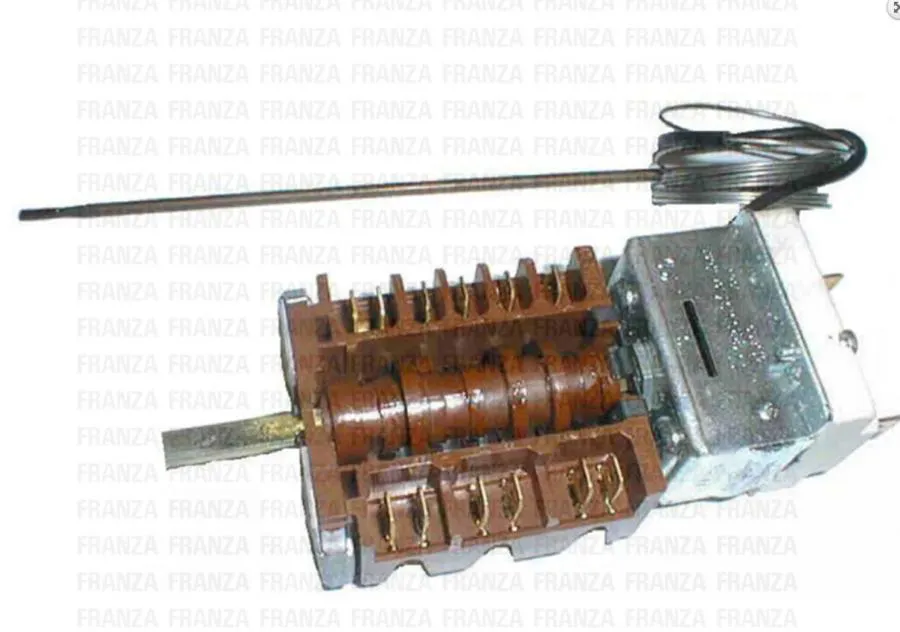 TERMOSTATO FORNO   COMMUTATORE 12 CONTATTI UNIVERSALE Gambo 23mm