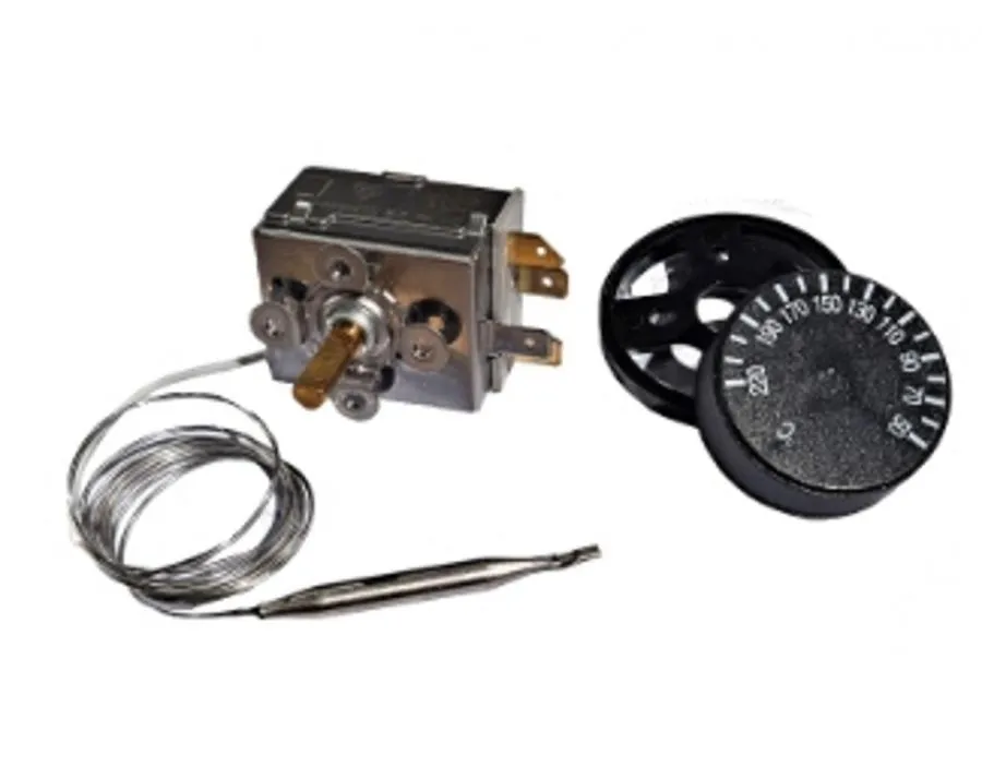 TERMOSTATO FRIGGITRICE UNIVERSALE GRADI 50 - 220 CON SONDA E MANOPOLA