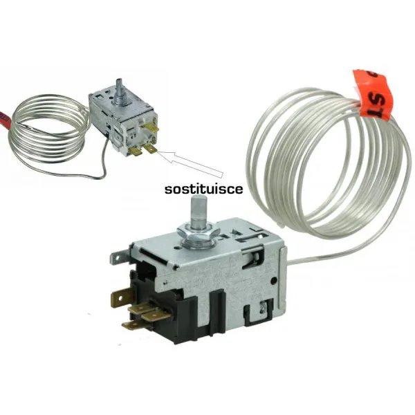 TERMOSTATO FRIGORIFERO A13 0645 A13 0552 BCS BULBO 1400 MM ARISTON INDESIT