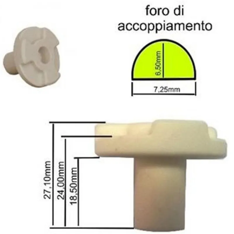 Trascinatore piatto Girevole MW600 De Longhi Altezza totale 26,80mm