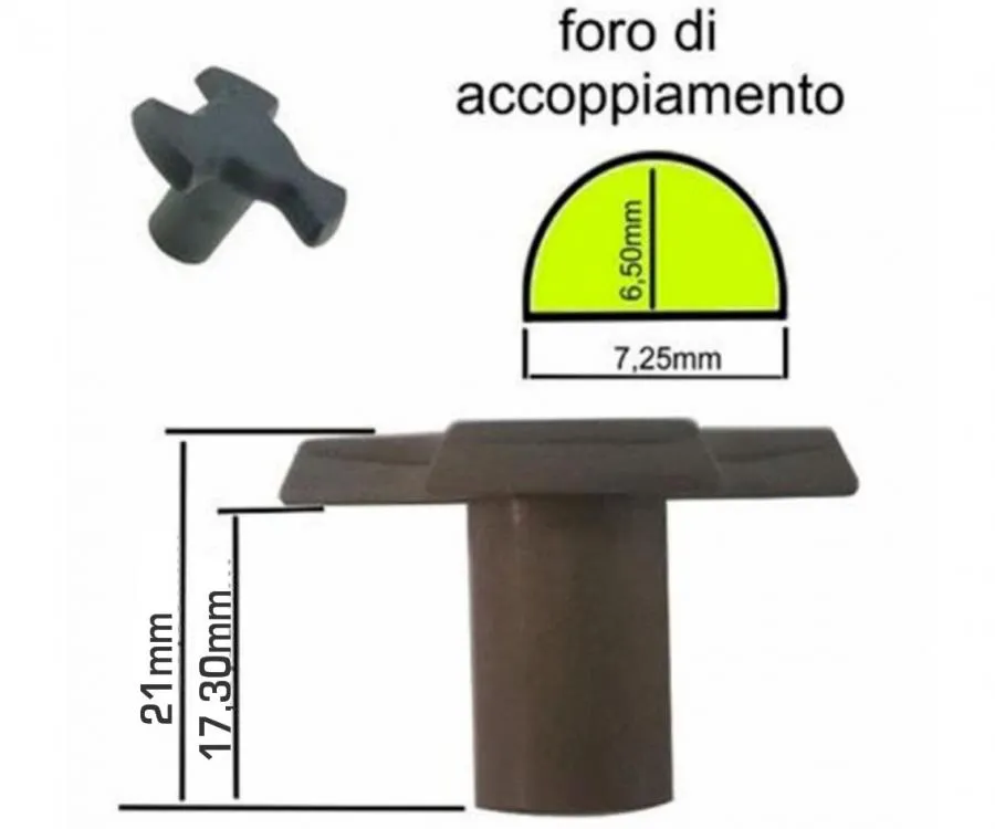 Trascinatore piatto vetro Microonde universale altezza 21mm DE LONGHI MW421