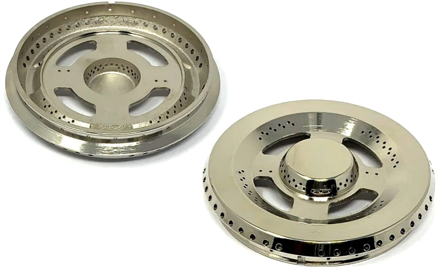 TRIPLA CORONA CROMATA SPARTIFIAMMA 882410127 PIANO COTTURA SMEG PVS750 - PVN750