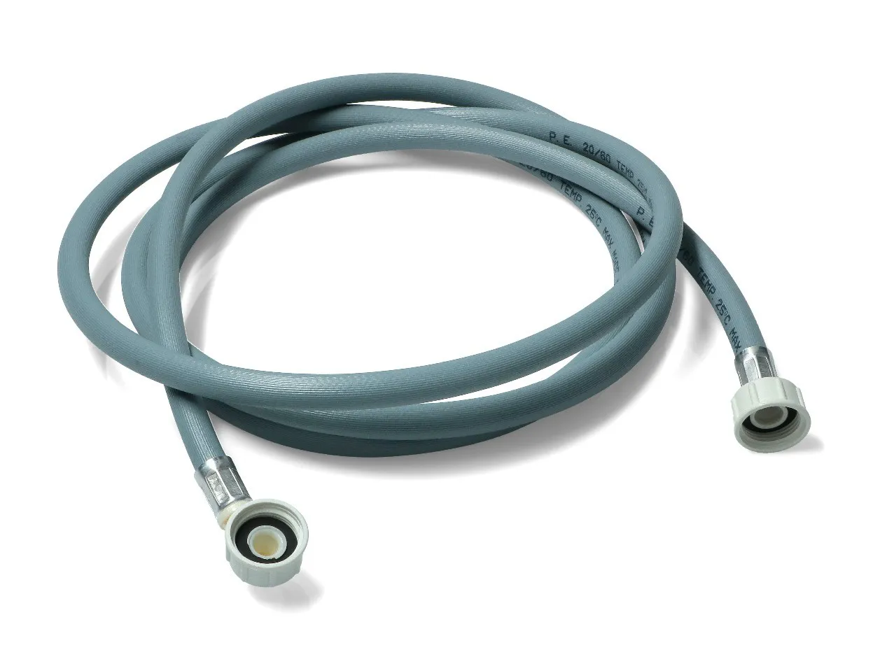 TUBO CARICO ACQUA LAVATRICE LAVASTOVIGLIE 1,5 metri CON RACCORDO PIPA UNIVERSALE