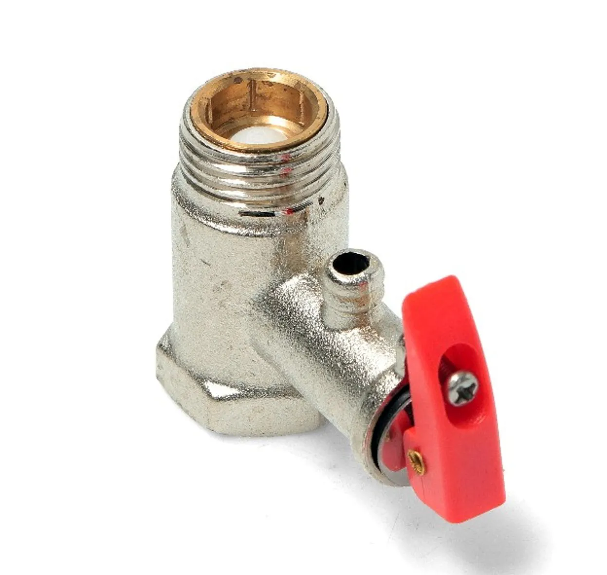 VALVOLA DI SICUREZZA SCALDABAGNI ELETTRICI 1/2 0.8MPA CON LEVA UNIVERSALE