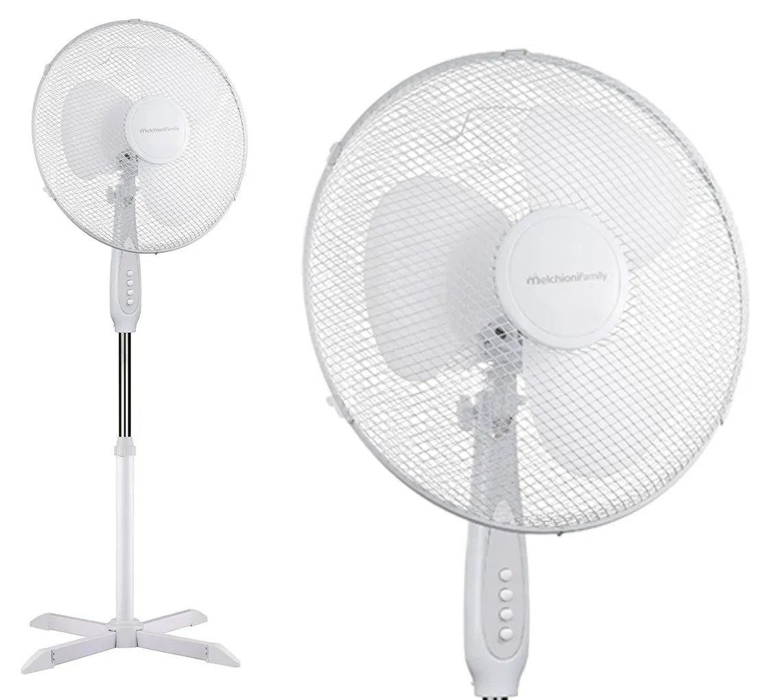 VENTILATORE PIANTANA MELCHIONI PALA 40 AGITATORE RINFRESCATORE PIEDI 40W