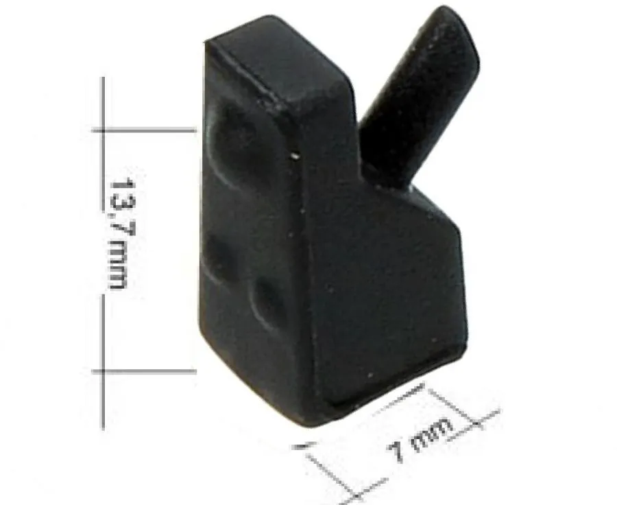 WHIRLPOOL GOMMINO PIEDINO GRIGLIE SINGOLE IN GHISA IGNIS 484000000840 compatibil