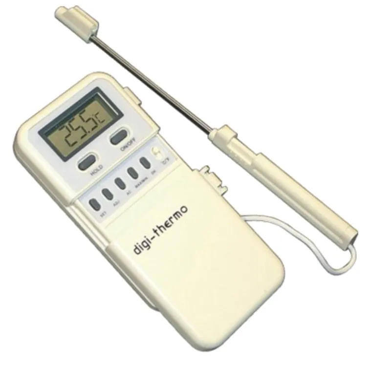 WT-2 TERMOMETRO SONDA A SIRINGA CAVO DA 90CM IN ACCIAIO INOX -50 c -   300 c